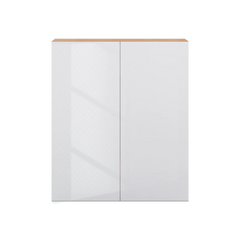Modernform Cabinet Gloss White 36" W X 42" H X 12" D Double Door Wall Cabinet