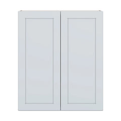 J&K White Shaker S8 Double Door Wall Cabinet - 36" W x 42" H