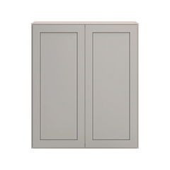 CNC Luxor 5-Piece Misty Grey 36" W X 42" H Double Door Wall Cabinet