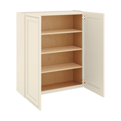 J&K Pearl Glazed H9 Double Door Wall Cabinet - 36" W x 42" H