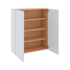 Modernform Cabinet Gloss White 36" W X 42" H X 12" D Double Door Wall Cabinet