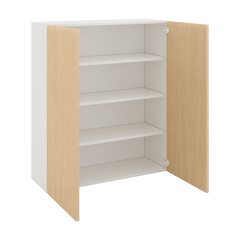 Modernform Cabinet Natural Oak 36" W X 42" H X 12" D Double Door Wall Cabinet