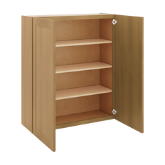 J&K Butterscotch B8 Double Door Wall Cabinet - 36" W x 42" H