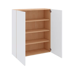Modernform Cabinet Matte White 36" W X 42" H X 12" D Double Door Wall Cabinet