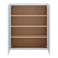 J&K White Shaker S8 Double Door Wall Cabinet - 36" W x 42" H