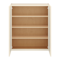 J&K Pearl Glazed H9 Double Door Wall Cabinet - 36" W x 42" H