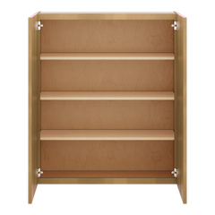 J&K Butterscotch B8 Double Door Wall Cabinet - 36" W x 42" H