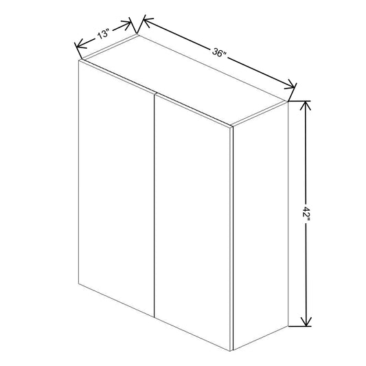 Fabuwood Illume Tuscany Olmo 3  42" High Wall