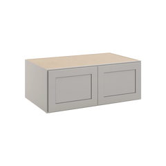 CNC Luxor 5-Piece Misty Grey 39" W X 15" H X 24" D Double Door Wall Cabinet