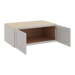 CNC Luxor 5-Piece Misty Grey 39" W X 15" H X 24" D Double Door Wall Cabinet