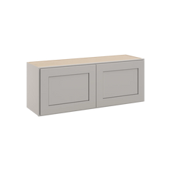 CNC Luxor 5-Piece Misty Grey 39" W X 15" H Double Door Wall Cabinet