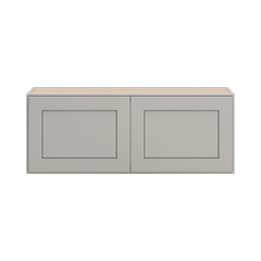 CNC Luxor 5-Piece Misty Grey 39" W X 15" H Double Door Wall Cabinet