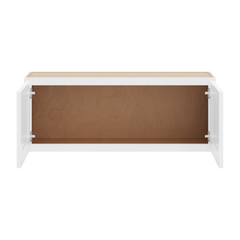 CNC Luxor 5-Piece White 39" W X 15" H Double Door Wall Cabinet