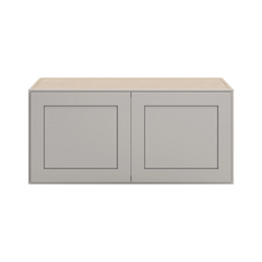 CNC Luxor 5-Piece Misty Grey 39" W X 18" H X 24" D Double Door Wall Cabinet