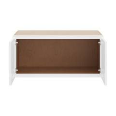 CNC Luxor 5-Piece White 39" W X 18" H X 24" D Double Door Wall Cabinet