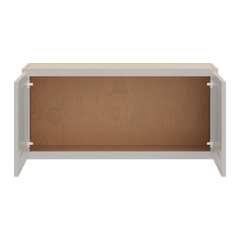 CNC Luxor Misty Grey 39" W X 18" H Double Door Wall Cabinet