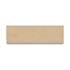 CNC Luxor Misty Grey 39" W X 18" H Double Door Wall Cabinet