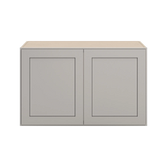 CNC Luxor 5-Piece Misty Grey 39" W X 24" H X 24" D Double Door Wall Cabinet