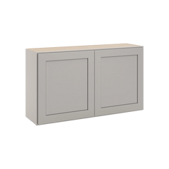 CNC Luxor 5-Piece Misty Grey 39" W X 24" H Double Door Wall Cabinet