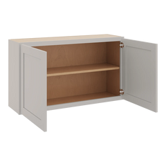CNC Luxor 5-Piece Misty Grey 39" W X 24" H Double Door Wall Cabinet