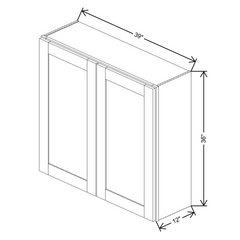 Fabuwood Allure Galaxy Mocha 39"W X 36"H Wall
