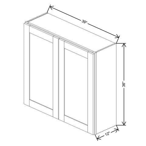 Fabuwood Allure Galaxy Frost 39"W X 36"H Wall