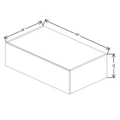 Fabuwood Illume Tuscany Como Ash 2 12" High Lift Up Wall