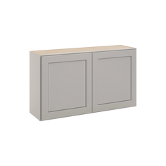 CNC Luxor Misty Grey 42" W X 24" H Double Door Wall Cabinet