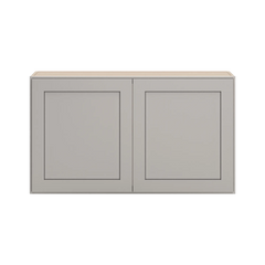 CNC Luxor Misty Grey 42" W X 24" H Double Door Wall Cabinet