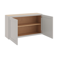 CNC Luxor Misty Grey 42" W X 24" H Double Door Wall Cabinet