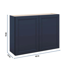 J&K Naval B7 Double Door Wall Cabinet - 42" W x 30" H