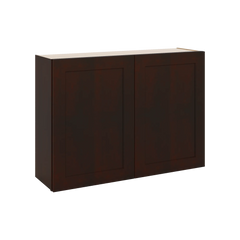 J&K Java Coffee S1 Double Door Wall Cabinet - 42" W x 30" H