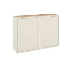 Modernform Cabinet Slim Dove White 42" W X 30" H X 12" D Double Door Wall Cabinet