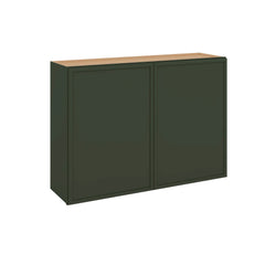 Modernform Cabinet Slim Sage Green 42" W X 30" H X 12" D Double Door Wall Cabinet