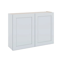 J&K White Shaker S8 Double Door Wall Cabinet - 42" W x 30" H