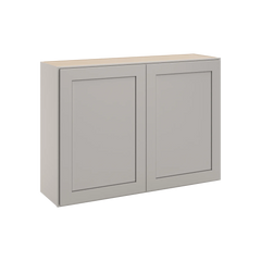 CNC Luxor 5-Piece Misty Grey 42" W X 30" H Double Door Wall Cabinet