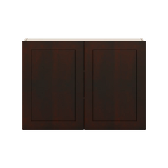 J&K Java Coffee S1 Double Door Wall Cabinet - 42" W x 30" H