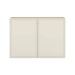 Modernform Cabinet Slim Dove White 42" W X 30" H X 12" D Double Door Wall Cabinet