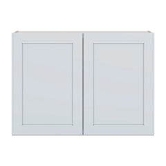 J&K White Shaker S8 Double Door Wall Cabinet - 42" W x 30" H