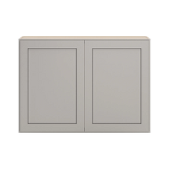 CNC Luxor 5-Piece Misty Grey 42" W X 30" H Double Door Wall Cabinet