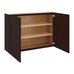 J&K Java Coffee S1 Double Door Wall Cabinet - 42" W x 30" H