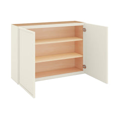 Modernform Cabinet Slim Dove White 42" W X 30" H X 12" D Double Door Wall Cabinet