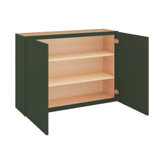 Modernform Cabinet Slim Sage Green 42" W X 30" H X 12" D Double Door Wall Cabinet