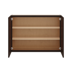 J&K Java Coffee S1 Double Door Wall Cabinet - 42" W x 30" H
