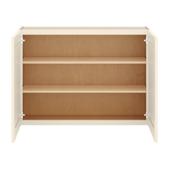 J&K Pearl Glazed H9 Double Door Wall Cabinet - 42" W x 30" H