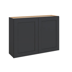 Modernform Cabinet Onyx Black Shaker 42" W X 30" H X 12" D Double Door Wall Cabinet