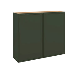 Modernform Cabinet Slim Sage Green 42" W X 36" H X 12" D Double Door Wall Cabinet