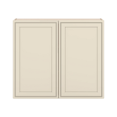 J&K Pearl Glazed H9 Double Door Wall Cabinet - 42" W x 36" H