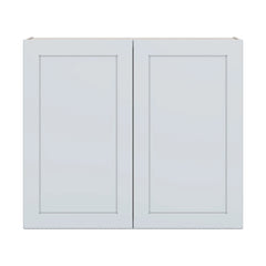 J&K White Shaker S8 Double Door Wall Cabinet - 42" W x 36" H