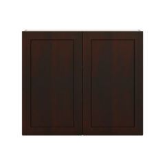 J&K Java Coffee S1 Double Door Wall Cabinet - 42" W x 36" H